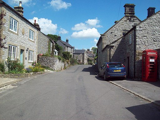 Main Street in Over Haddon - geograph.org.uk - 2498200