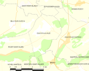 Poziția localității Oulchy-la-Ville