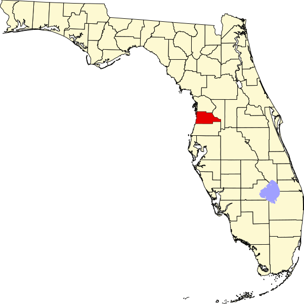 Файл:Map of Florida highlighting Hernando County.svg