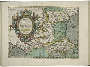 300px map of romania by abraham ortelius