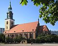 Marienkirche, einziges erhaltenes Vorkriegs­gebäude des Marienviertels