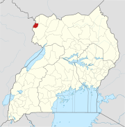 מחוז מאראצ'ה באוגנדה. Svg