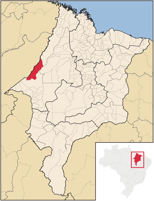 Localização de Itinga do Maranhão no Maranhão