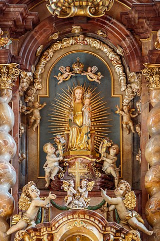 Miraculous image, pilgrimage church Maria zu den Ketten, Zell am Harmersbach