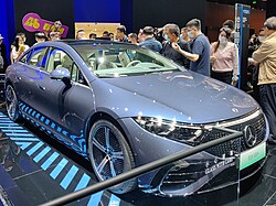 Mercedes-Benz EQS на Шанхайском автосалоне 2021
