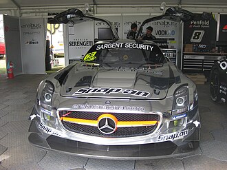 Peter Hacket (Mercedes-Benz SLS AMG GT3) placed second in the GT Championship Mercedes-Benz SLS AMG GT3 of Peter Hackett.JPG