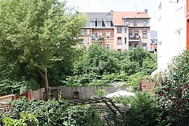 Merseburg, houses in the street "An der Hoffischerei" (backsides).jpg