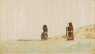 Statues at Memnon, Thebes