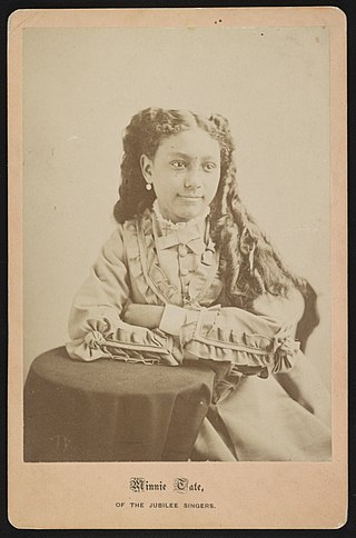 <span class="mw-page-title-main">Minnie Tate</span> Member of the Fisk Jubilee Singers