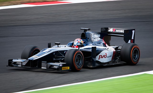 Evans won his first GP2 Series race at Silverstone.
