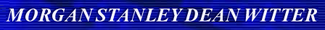 Morgan Stanley Dean Witter logo c. 2000. The combined company dropped the usage of the Dean Witter brand in 2001 Morgan Stanley Dean Witter.png