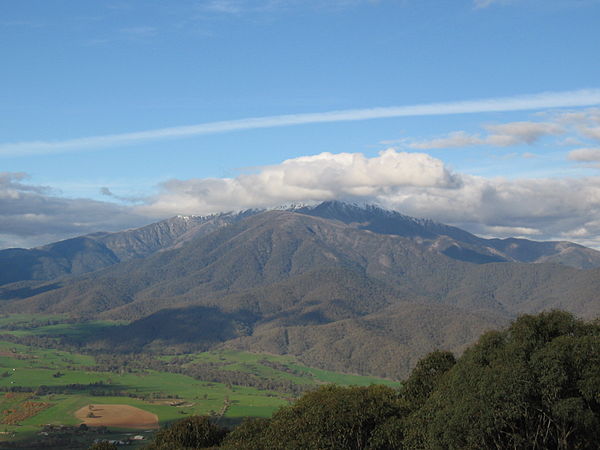 Mount Bogong from Tawonga Gap lookout