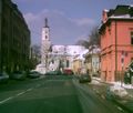 Plinganserstraße with Old Church St. Margaret