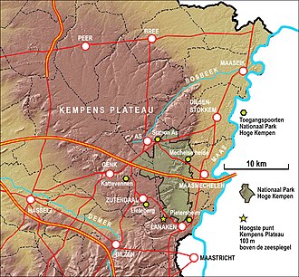 Map of Hoge Kempen National Park Nationaalparkhogekempen.jpg