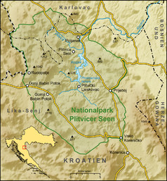 Carte du parc national