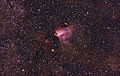 Nebulosa Omega o M 17 tomada desde el OALM.