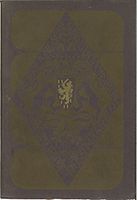 Nederlandsche kunsttentoonstelling in het Keizer Wilhelm Museum Krefeld, front cover . 1903. ink on paper medium QS:P186,Q127418;P186,Q11472,P518,Q861259 . 19.8 × 13.5 cm (7.7 × 5.3 in). Roermond, Cuypershuis.