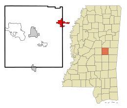 Bogue Chitto - Carte