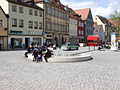 Brunnen vor dem Ehrenhof und „Stadtbächlein“ auf dem Marktplatz