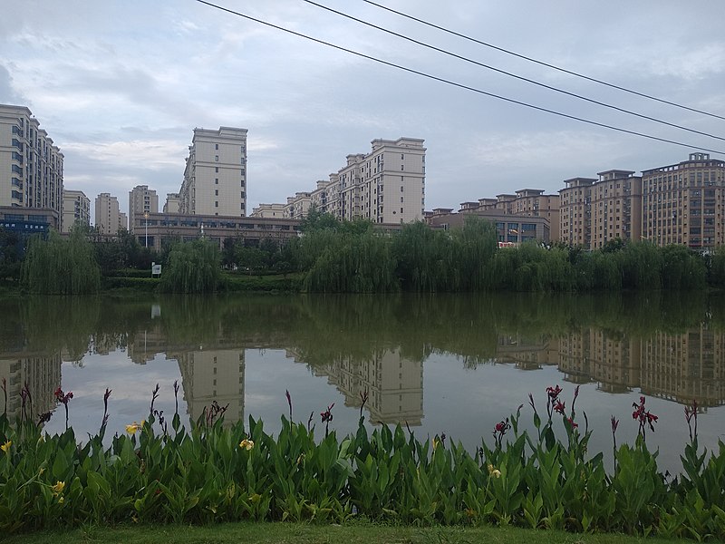 File:New urban area of Guangde County.jpg