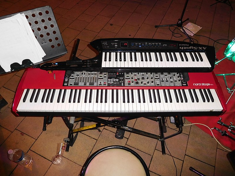 File:Nord Stage EX and Roland AX-Synth.jpg