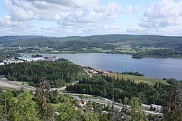 Bollstafjärden sedd från Väjaberget