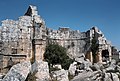 Northwest monastery, Deir Sem'an (دير سمعان), Syria - View of apse of church - Dumbarton Oaks - PHBZ024 2016 5817.jpg