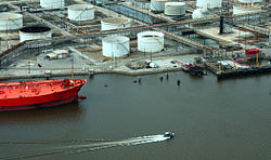 River view at one of the petro-chemical facilities