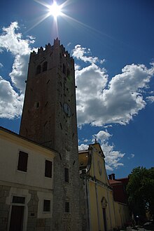 The old church in Motovun