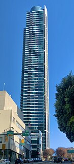 One Rincon Hill Upscale residential complex on the apex of Rincon Hill in San Francisco