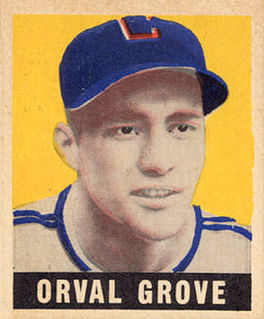 Orval Grove American baseball player