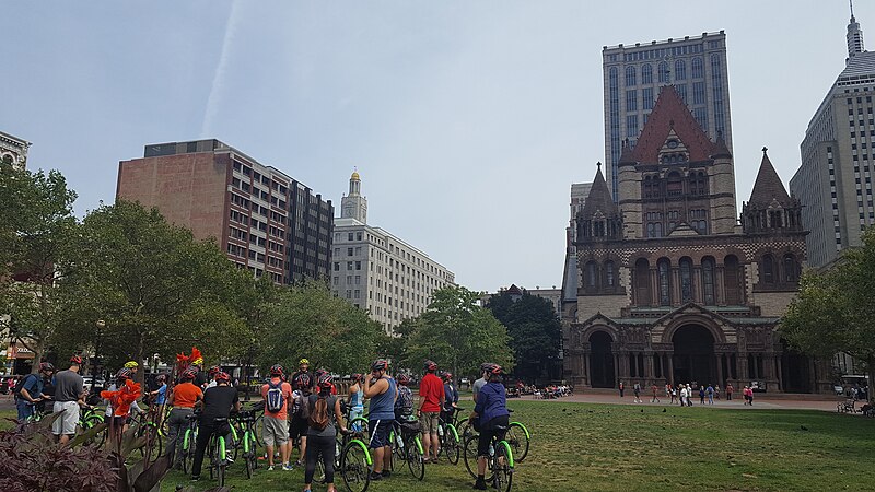 File:Outside Trinity Church in Copley Square, Boston.jpg