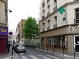 A Rue de l'Abbé-Carton cikk szemléltető képe