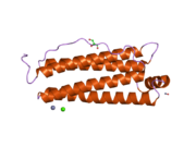 2cn6: RECOMBINANT HUMAN H FERRITIN, K86Q AND E107D MUTANT, SOAKED WITH ZN IONS