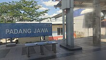 signboard of Padang Jawa Padang Jawa KTM Station signboard.jpg