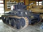 Německý Panzer 38(t) Ausf. S v muzeu v Munsteru v Německu