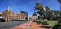 Bus lane in Church St, Parramatta, New South Wales, Australia