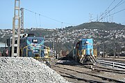 Patio estación El Arenal. Concepción, diciembre de 2019