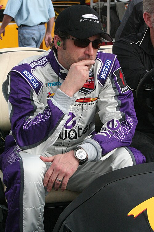 TV star Patrick Dempsey, seen here at the 2008 event, placed third in the GT class.