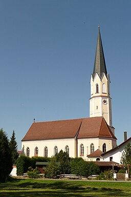 St Giles' Church, Aham, Germany.