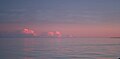 Pink sunset over Lake Superior