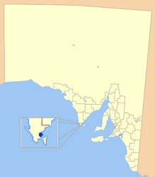 Orașul Port Lincoln - hartă