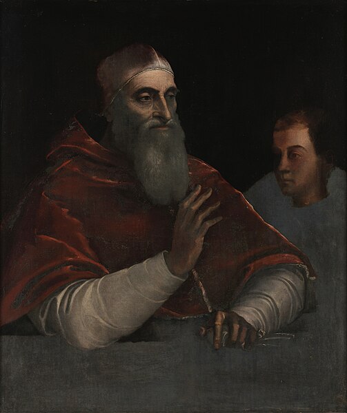 File:Portrait of Pope Paul III with a nephew (by Sebastiano del Piombo) – Galleria nazionale di Parma.jpg