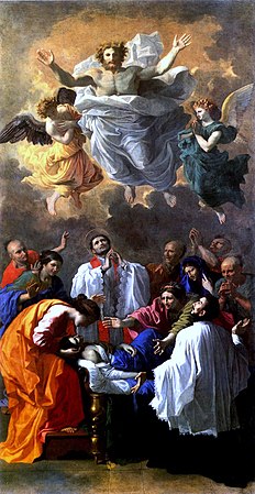 Le Miracle de saint François Xavier par Nicolas Poussin