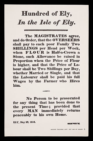 Ely and Littleport riots of 1816