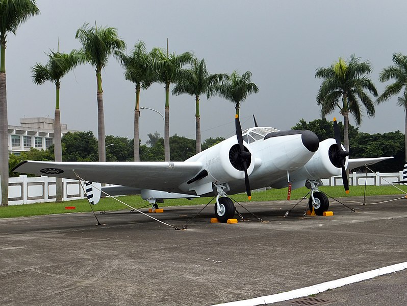 File:ROCAF Beech AT-11 in Military Airplanes Display Area 20111015.jpg