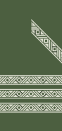 Rank insignia of overkonstabel 1. grad gruppefører of the Royal Danish Army