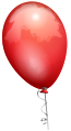 Red toy balloon.svg