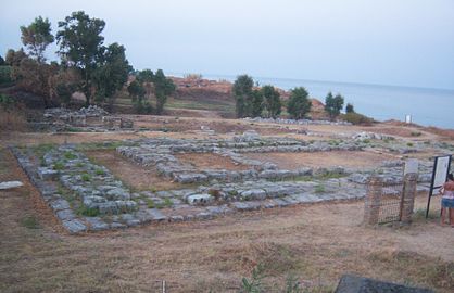 I resti di un tempio.