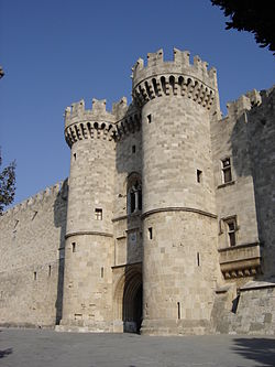 שער הכניסה לארמון ראשי המסדר של אבירי רודוס